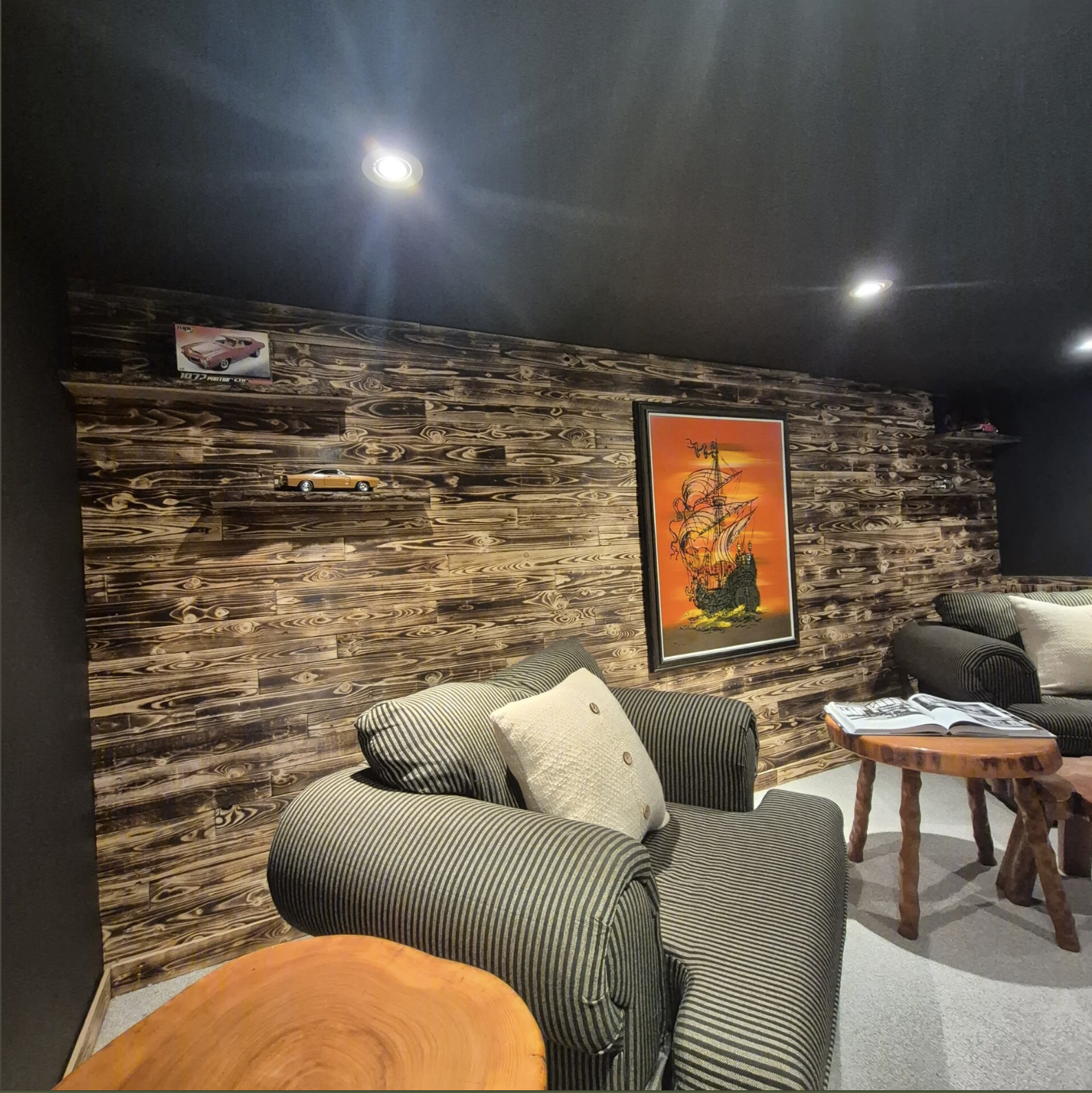 Interior painting and feature wall