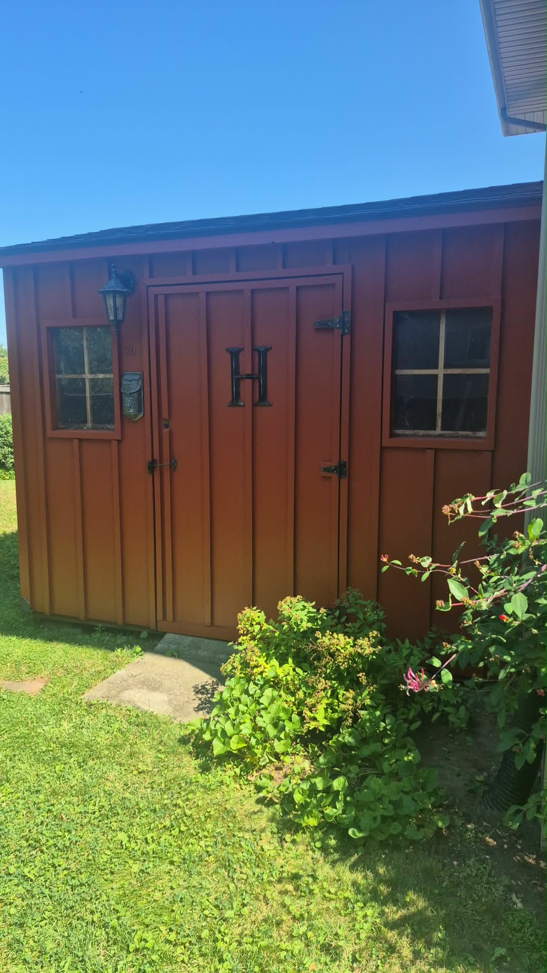 Shed after restoration